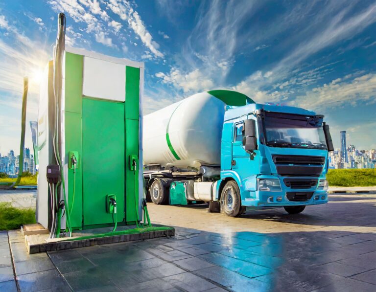 Wasserstofftankstellen sind entscheidend für die Infrastruktur von Wasserstoff-Fahrzeugen.